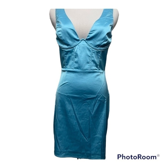 NWT Fashion Nova silk dress - Picture 1 of 7